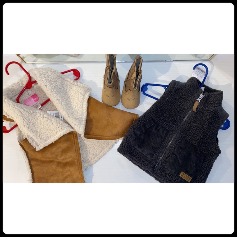 2 vest & Boots